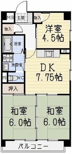 同じ建物の物件間取り写真 - ID:223030946181