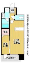 福岡県北九州市小倉北区馬借１丁目（賃貸マンション1LDK・6階・34.57㎡） その2