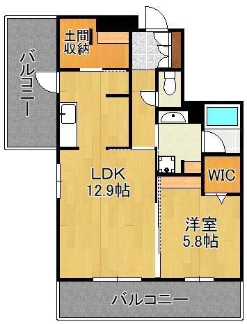 Ｖｉａ　Ｓａｌａｋｕｒａｚａ｜福岡県北九州市八幡東区西本町１丁目(賃貸マンション1LDK・2階・51.78㎡)の写真 その2