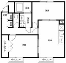 アンプルールフェール小川  ｜ 神奈川県大和市上和田（賃貸アパート2LDK・1階・50.92㎡） その2