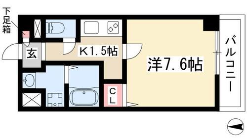 サニーウェル２１206の間取り