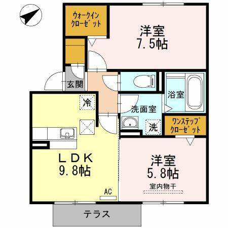 同じ建物の物件間取り写真 - ID:223032108822