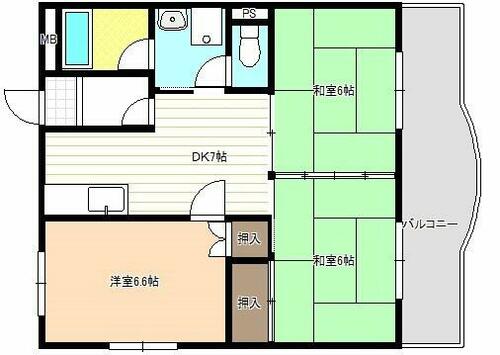 同じ建物の物件間取り写真 - ID:223031190323