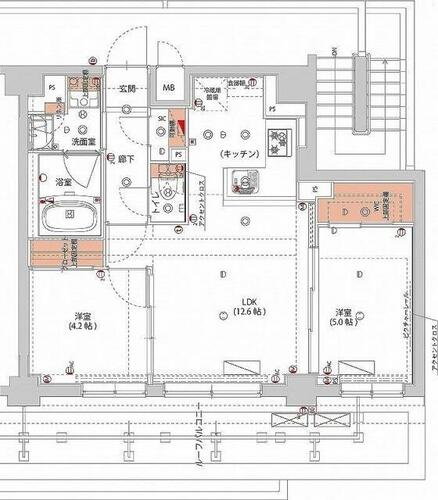 同じ建物の物件間取り写真 - ID:213107808044