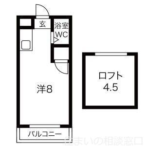 愛知県岡崎市朝日町４丁目（アパート）の賃貸物件の間取り