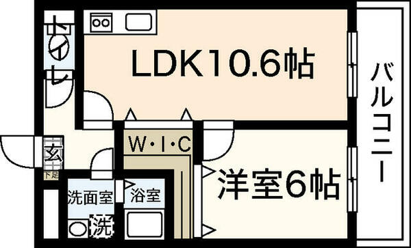 ステイタスオブ中須｜広島県広島市安佐南区中須１丁目(賃貸マンション1LDK・2階・40.62㎡)の写真 その2