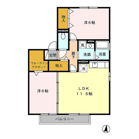 同じ建物の物件間取り写真 - ID:243006279446