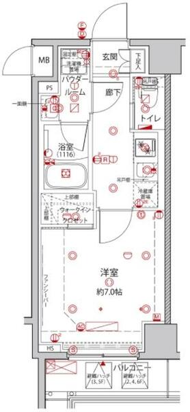 クレイシアＩＤＺ王子｜東京都北区王子本町１丁目(賃貸マンション1K・2階・25.57㎡)の写真 その2