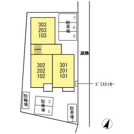 神奈川県座間市相武台３丁目(賃貸アパート2LDK・1階・60.55㎡)の写真 その14