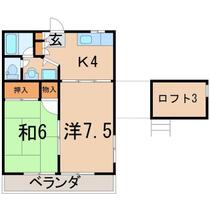 プチメゾン太平寺  ｜ 福島県福島市太平寺字堰ノ上（賃貸アパート2K・2階・40.00㎡） その2