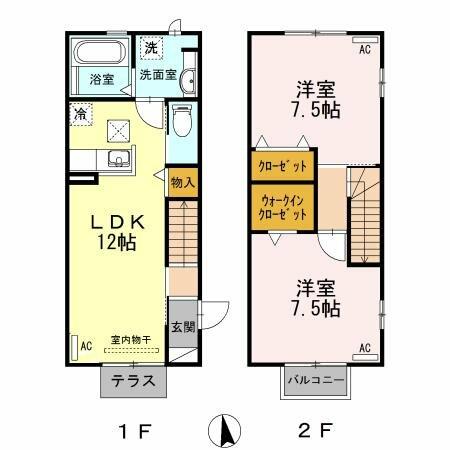 同じ建物の物件間取り写真 - ID:223032417716