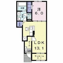 ベルモア長附 104 ｜ 富山県富山市長附（賃貸アパート1LDK・1階・50.05㎡） その2