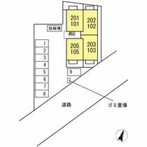 アヴァンサール　優 101 ｜ 香川県丸亀市原田町（賃貸アパート1LDK・1階・40.18㎡） その3