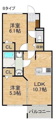 同じ建物の物件間取り写真 - ID:227080950278