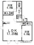 札幌市東区伏古十二条４丁目 2階建 築28年のイメージ