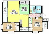 北九州市若松区鴨生田４丁目 3階建 築13年のイメージ