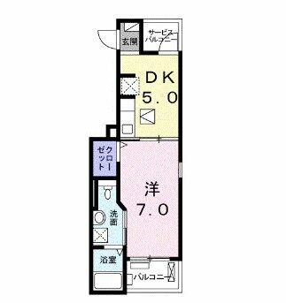 愛知県名古屋市西区又穂町４丁目(賃貸アパート1DK・1階・29.38㎡)の写真 その2