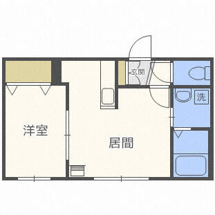 北海道札幌市豊平区美園六条８丁目(賃貸マンション1LDK・2階・30.40㎡)の写真 その2