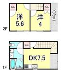 尼崎市東難波町３丁目 2階建 築56年のイメージ