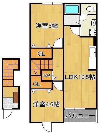 同じ建物の物件間取り写真 - ID:240027678736