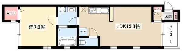 プランドール名駅西 102｜愛知県名古屋市中村区藤江町４丁目(賃貸アパート1LDK・1階・52.40㎡)の写真 その2