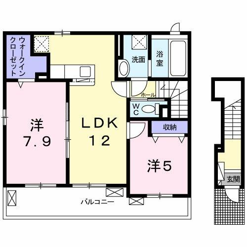 リバーサイド西三城_間取り_0