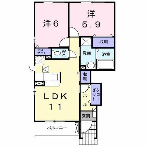 同じ建物の物件間取り写真 - ID:242001495772