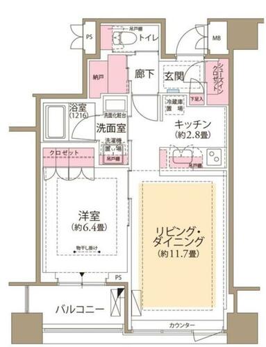 同じ建物の物件間取り写真 - ID:214054826926