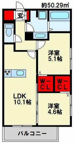 同じ建物の物件間取り写真 - ID:240026556894