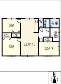 間取り：223039947754