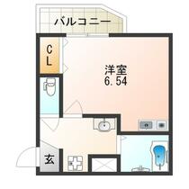 ディアネス  ｜ 大阪府大阪市住吉区杉本２丁目（賃貸アパート1R・1階・20.47㎡） その2