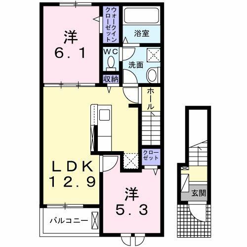 同じ建物の物件間取り写真 - ID:244003785264