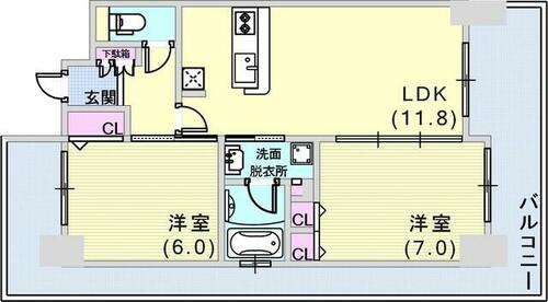 同じ建物の物件間取り写真 - ID:228047369256