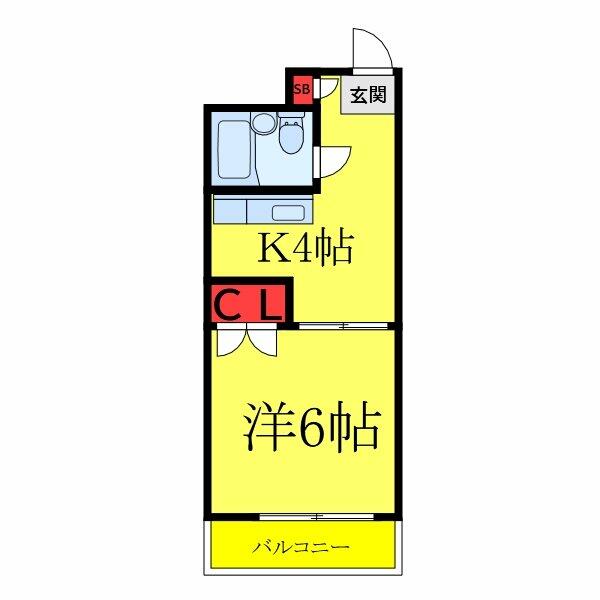 アーバンコロニー滝野川 205｜東京都北区滝野川５丁目(賃貸マンション1K・2階・19.44㎡)の写真 その2