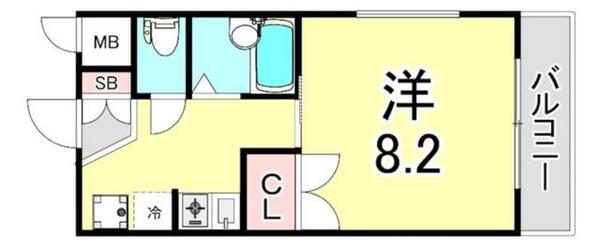 ソフィア｜兵庫県西宮市北昭和町(賃貸マンション1K・1階・26.80㎡)の写真 その2