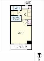 楽ＲＡＫＵ荘  ｜ 愛知県名古屋市千種区池下１丁目（賃貸マンション1K・2階・23.04㎡） その2