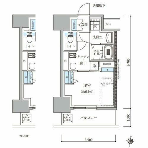 同じ建物の物件間取り写真 - ID:223031273023