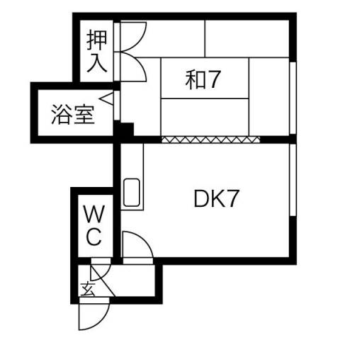 同じ建物の物件間取り写真 - ID:201022557145