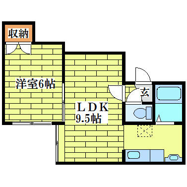 ノヴァＢの間取り