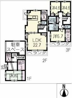 間取り：223040306843