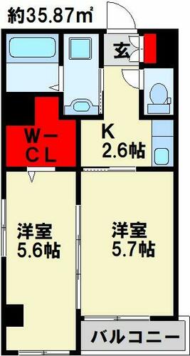 同じ建物の物件間取り写真 - ID:240026339118