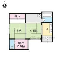 京都府京都市上京区大宮通出水上る清元町（賃貸一戸建2K・--・35.91㎡） その2