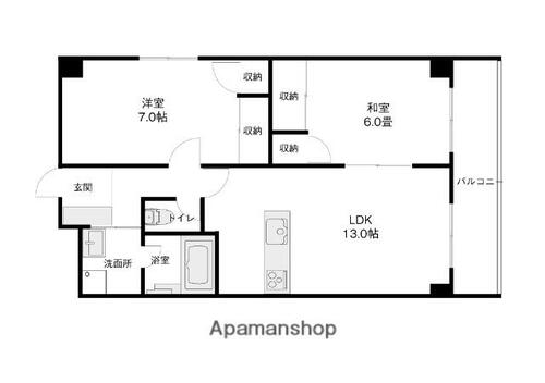 同じ建物の物件間取り写真 - ID:217000960568