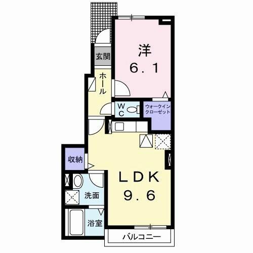 群馬県前橋市青柳町(賃貸アパート1LDK・1階・40.99㎡)の写真 その2