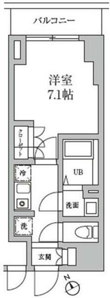 レジディア日本橋馬喰町２ 902｜東京都中央区日本橋馬喰町２丁目(賃貸マンション1K・9階・25.02㎡)の写真 その2