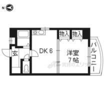 パトリード有栖２ 207 ｜ 京都府京都市右京区梅津東構口町（賃貸マンション1DK・2階・30.00㎡） その2