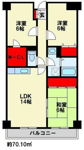 同じ建物の物件間取り写真 - ID:240028253591