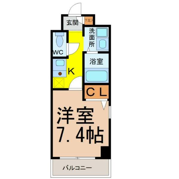 愛知県名古屋市中区新栄１丁目(賃貸マンション1K・1階・24.00㎡)の写真 その2