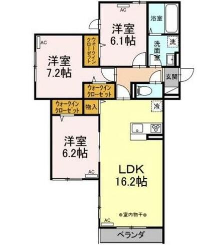 同じ建物の物件間取り写真 - ID:214055215374