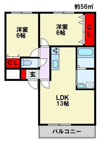 同じ建物の物件間取り写真 - ID:240026082977